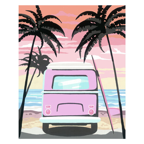 Ravensburger CreArt Schilderen op Nummer - Beach Life