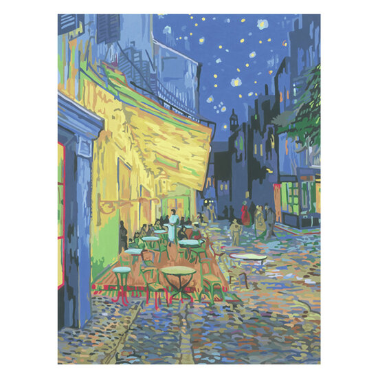 Ravensburger CreArt Schilderen op Nummer - Cafe Terrace Van Gogh