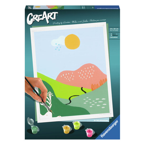 Ravensburger CreArt Schilderen op Nummer - In the Mountains