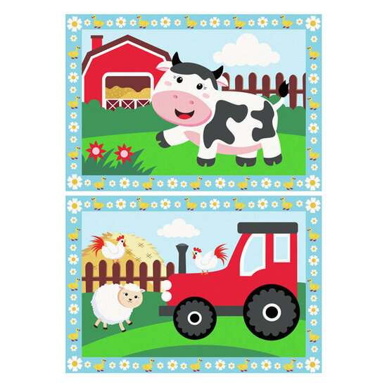Ravensburger CreArt Schilderen op Nummer - Tractor With Scenery