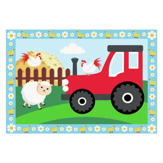 Ravensburger CreArt Schilderen op Nummer - Tractor With Scenery