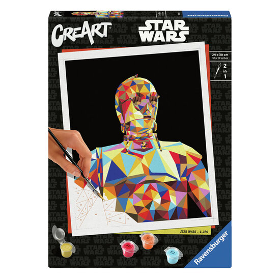Ravensburger CreArt Schilderen op Nummer - Star Wars - C-3Po