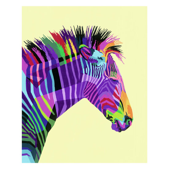 Ravensburger CreArt Schilderen op Nummer - Zebra