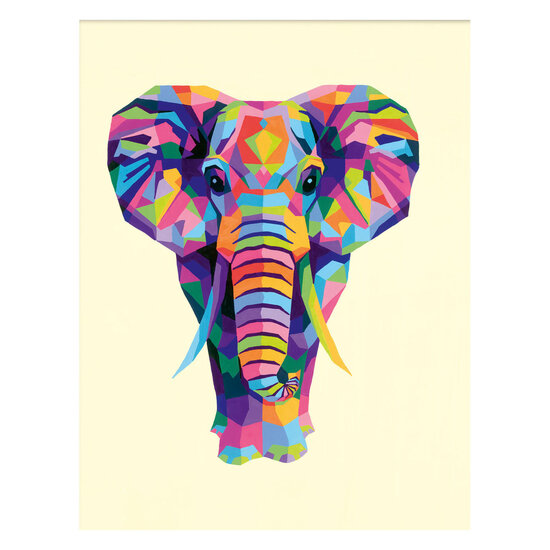 Ravensburger CreArt Schilderen op Nummer - Elephant