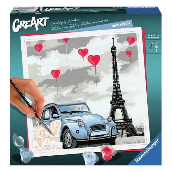 Ravensburger CreArt Schilderen op Nummer - Paris