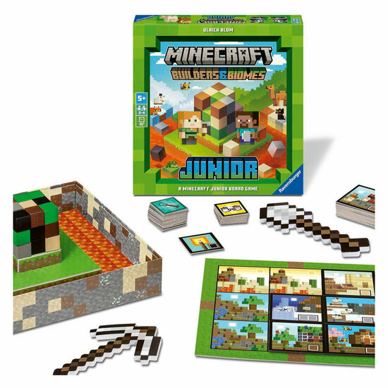 Ravensburger Minecraft Builder en Bimoes Kinderspel Junior