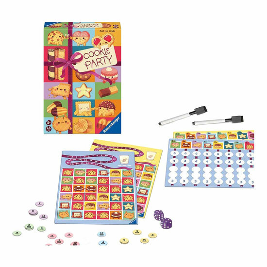 Ravensburger Cookie Party - Roll &amp; Write Spel
