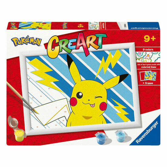 Ravensburger CreArt Schilderen op Nummer - Pok??mon Pikachu