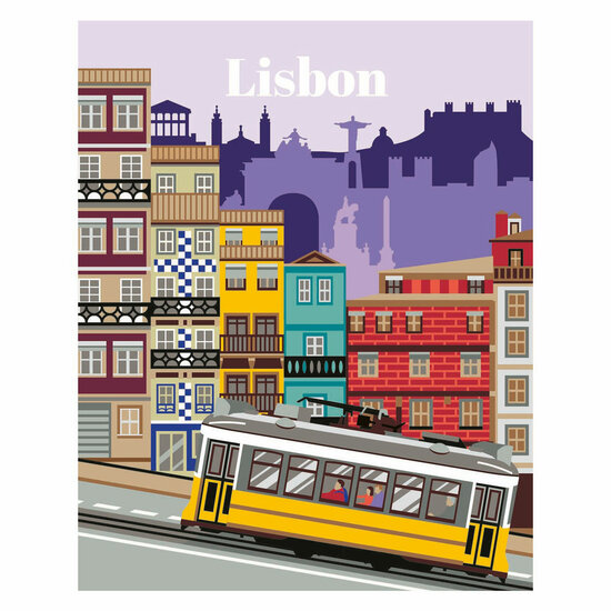 Ravensburger CreArt Schilderen op Nummer - Lissabon