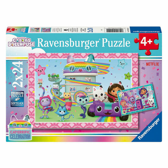 Ravensburger Legpuzzel Gabby's Poppenhuis, 2x24st.