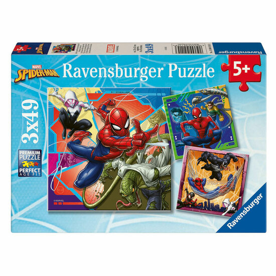 Ravensburger Legpuzzel Spiderman, 3x49st.