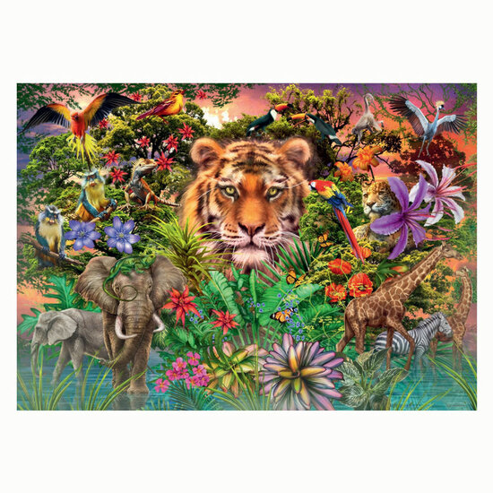 Ravensburger Legpuzzel Jungle Tiger, 1000st.