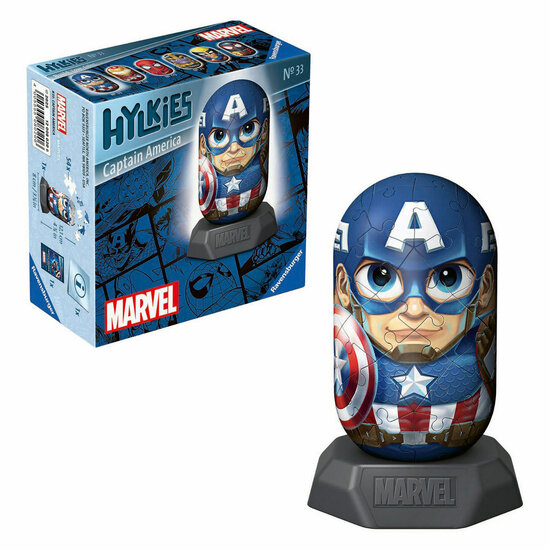 Ravensburger 3D Puzzel Hylkies Marvel Captain America - 54st.