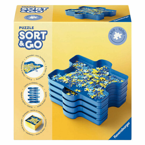Ravensburger Puzzle Sort and Go - Puzzelsorteerder - 8st.