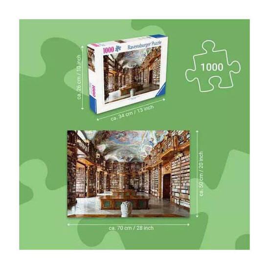Ravensburger Legpuzzel New York Publieke Bibliotheek - 1000st.