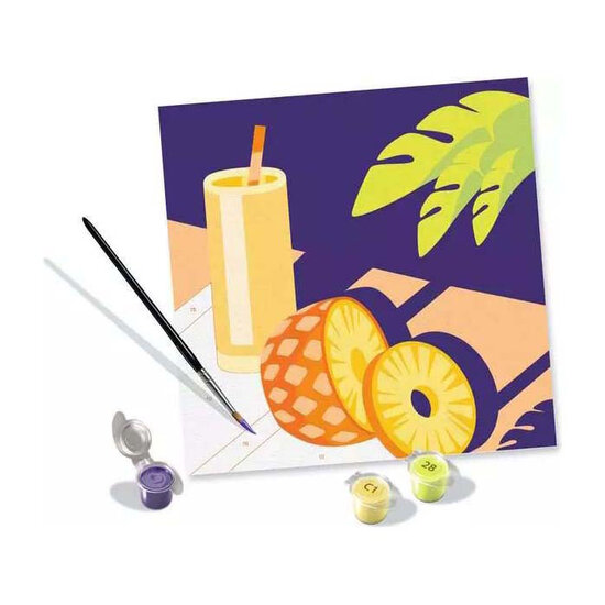 Ravensburger CreArt Schilderen op Nummer - Ananas