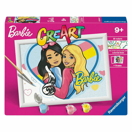 Ravensburger CreArt Schilderen op Nummer - Barbie-Duo
