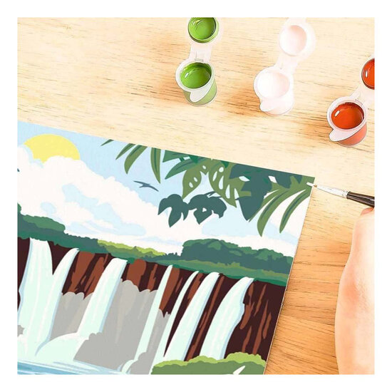 Ravensburger CreArt Schilderen op Nummer - Iguazu Watervallen