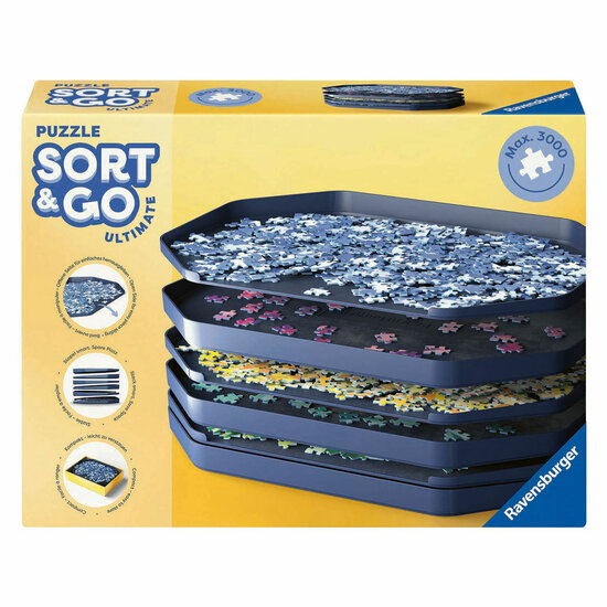 Ravensburger Puzzle Sort and Go Premium - Puzzelsorteerder - 6dlg.