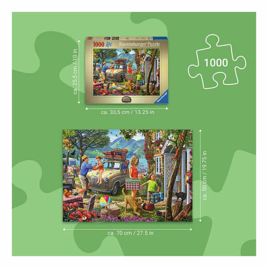 Ravensburger Legpuzzel Holiday Cottage - 1000st.