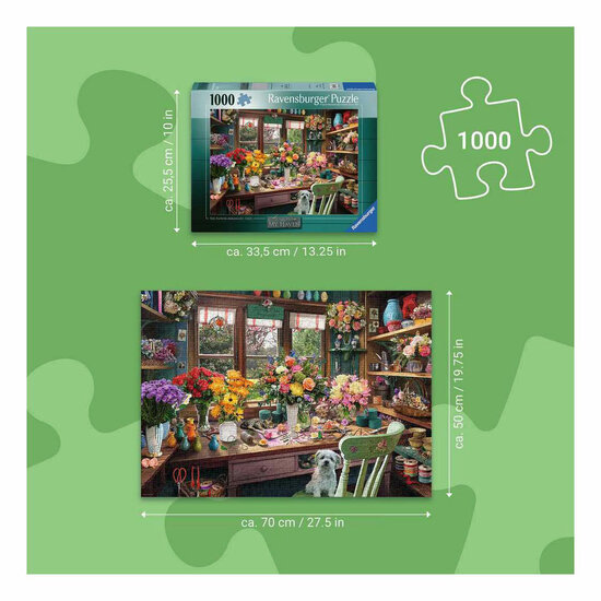 Ravensburger Legpuzzel My Haven No.13 Flower Arranger - 1000st.