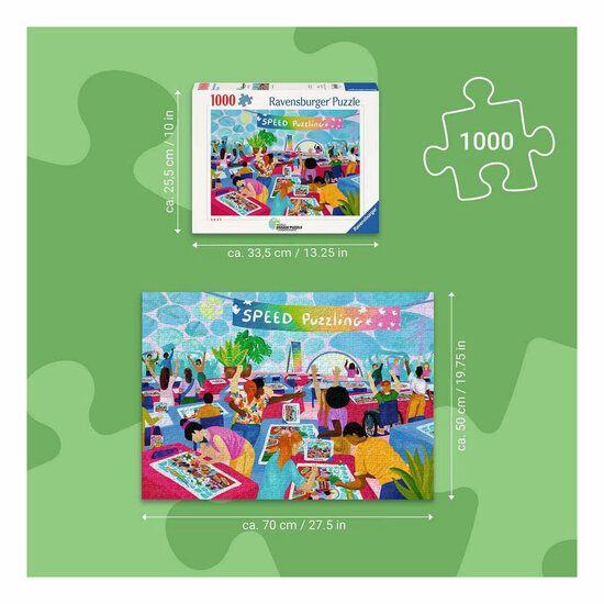 Ravensburger Legpuzzel Speed Puzzling - 1000st.