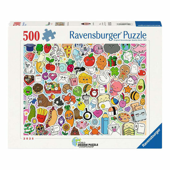 Ravensburger Legpuzzel Cute Kawaii Chaos - 500st.