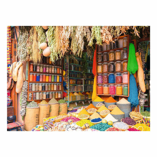 Ravensburger Legpuzzel Colorful Markets No 4 - 500st.