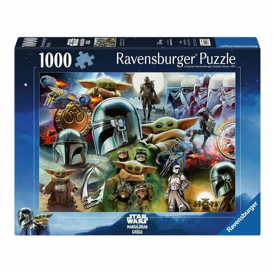 Ravensburger Legpuzzel The Mandalorian and Grogu - 1000st.