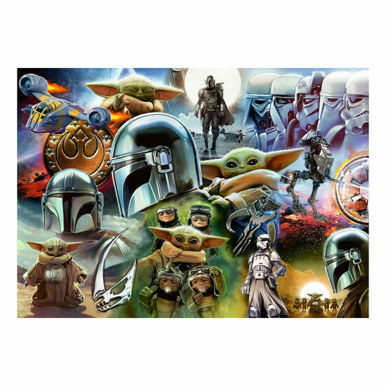 Ravensburger Legpuzzel The Mandalorian and Grogu - 1000st.