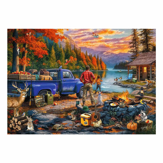 Ravensburger Legpuzzel Sunset Lake - 300 XL st.