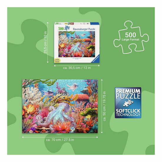 Ravensburger Legpuzzel Reef Life - 500 XL st.