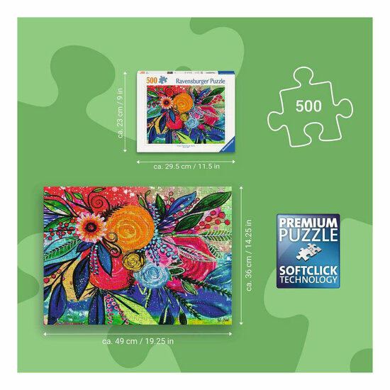 Ravensburger Legpuzzel Color Burst - 500st.