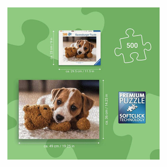 Ravensburger Legpuzzel Cuddly buddies - 500st.