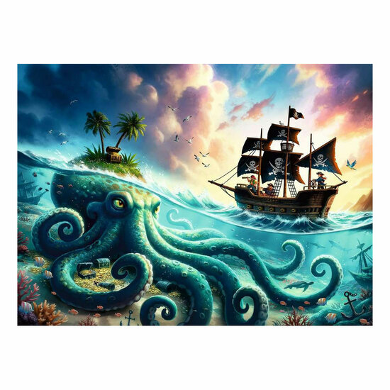 Ravensburger Legpuzzel Piratenschat - 100 XXL st.