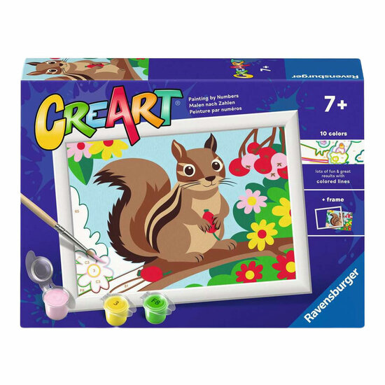 Ravensburger CreArt Schilderen op Nummer - Eekhoorn