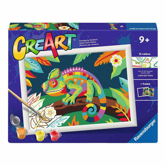 Ravensburger CreArt Schilderen op Nummer - Kameleon
