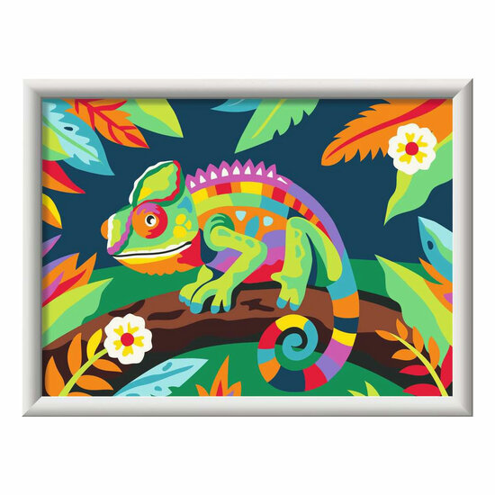 Ravensburger CreArt Schilderen op Nummer - Kameleon