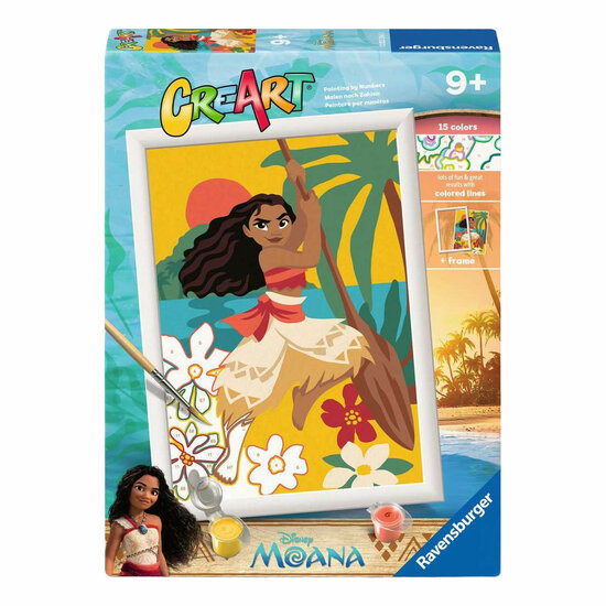 Ravensburger CreArt Schilderen op Nummer - Vaiana's Avonturen