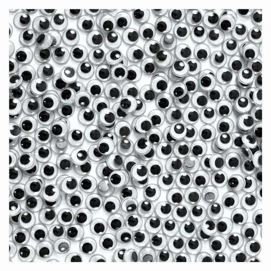Colorations - Zwarte Wiebeloogjes in Pot, 1000st.