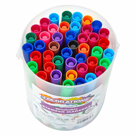Colorations - Uitwasbare Stempelstiften, 44st.