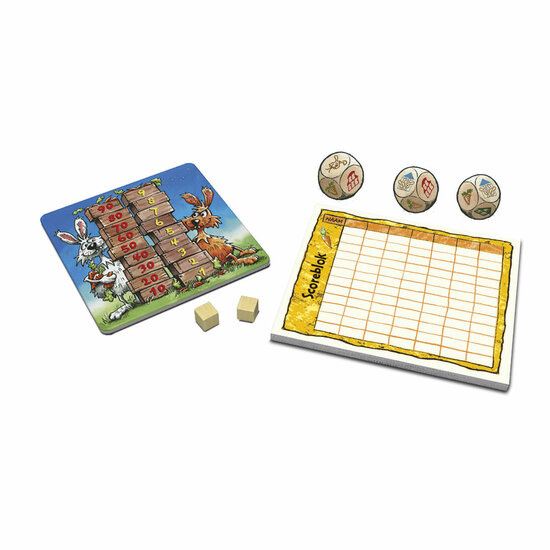 999 Games Konijnen Hokken Dobbelspel