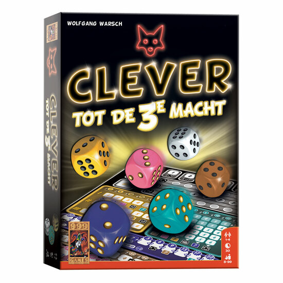 999 Games Clever tot de 3e macht Dobbelspel