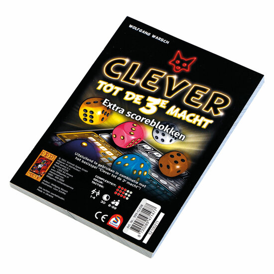 999 Games Scoreblokken Clever tot de 3e Macht, 2st.