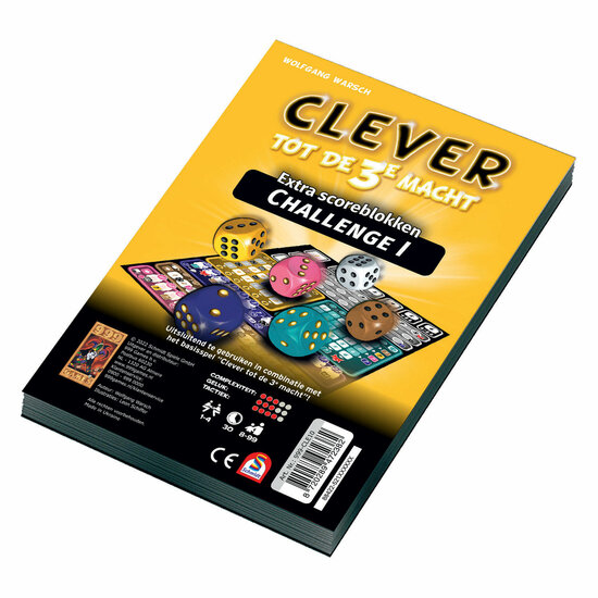 999 Games Scoreblokken Clever tot de 3e Macht Challenge