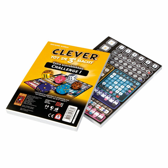 999 Games Scoreblokken Clever tot de 3e Macht Challenge