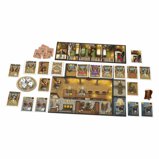 999 Games De Taveernen van de Oude Stad Uitbreiding: Kamer te Huur! Bordspel