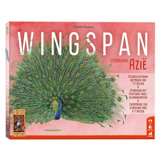 999 Games Wingspan uitbreiding: Azie Bordspel