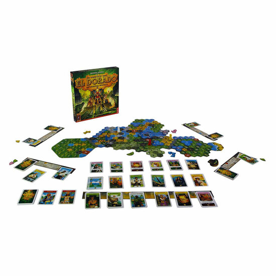 999 Games De Zoektocht naar El Dorado: Gevaren &amp; Muisca Uitbreiding Bordspel