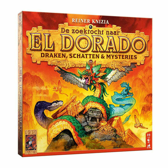 999 Games De Zoektocht naar El Dorado: Draken, Schatten &amp; Mysteries Bordspel